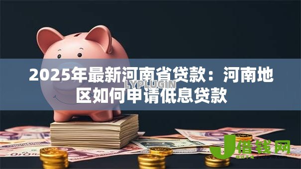 2025年最新河南省贷款:河南地区如何申请低息贷款 2025年最新河南省贷款:河南地区如何申请低息贷款
