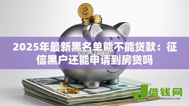 2025年最新黑名单能不能贷款:征信黑户还能申请到房贷吗 2025年最新黑名单能不能贷款:征信黑户还能申请到房贷吗