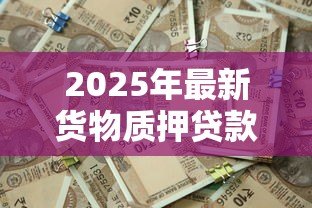 2025年最新货物质押贷款：如何通过货物抵押获得资金支持