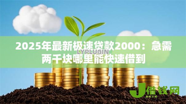 2025年最新极速贷款2000：急需两千块哪里能快速借到