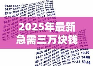 2025年最新急需三万块钱怎么贷款:急需3万元有哪些快速借款渠道 2025年最新急需三万块钱怎么贷款:急需3万元有哪些快速借款渠道