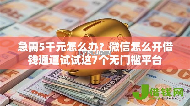 急需5千元怎么办?微信怎么开借钱通道试试这7个无门槛平台 急需5千元怎么办?微信怎么开借钱通道试试这7个无门槛平台