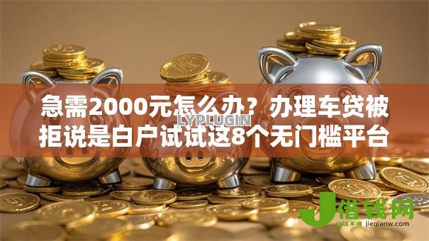 急需2000元怎么办？办理车贷被拒说是白户试试这8个无门槛平台