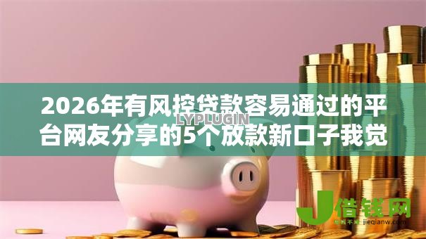 2026年有风控贷款容易通过的平台网友分享的5个放款新口子我觉得不错！