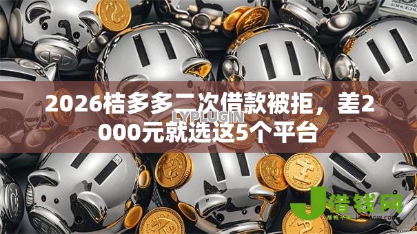 2026桔多多二次借款被拒，差2000元就选这5个平台