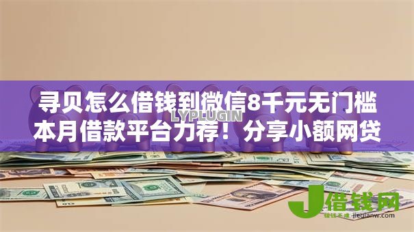 寻贝怎么借钱到微信8千元无门槛本月借款平台力荐！分享小额网贷口子8千元无门槛借款