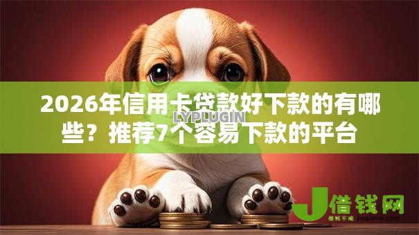 2026年信用卡贷款好下款的有哪些？推荐7个容易下款的平台