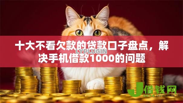 十大不看欠款的贷款口子盘点，解决手机借款1000的问题