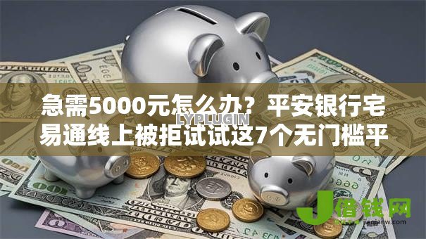 急需5000元怎么办？平安银行宅易通线上被拒试试这7个无门槛平台