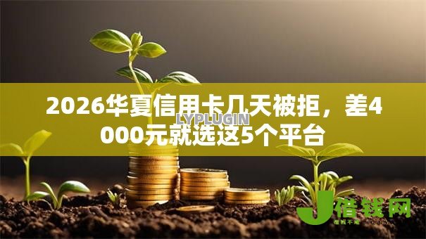 2026华夏信用卡几天被拒，差4000元就选这5个平台