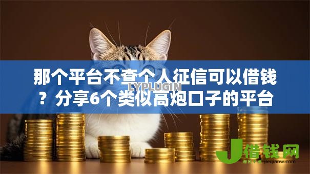 那个平台不查个人征信可以借钱?分享6个类似高炮口子的平台 那个平台不查个人征信可以借钱?分享6个类似高炮口子的平台