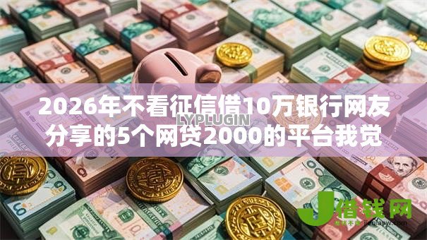 2026年不看征信借10万银行网友分享的5个网贷2000的平台我觉得不错！