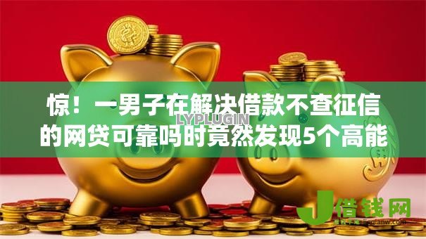 惊！一男子在解决借款不查征信的网贷可靠吗时竟然发现5个高能分期贷款app新秀，事后分享了出来