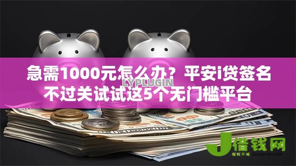急需1000元怎么办？平安i贷签名不过关试试这5个无门槛平台