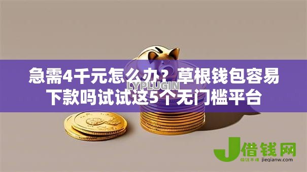 急需4千元怎么办?草根钱包容易下款吗试试这5个无门槛平台 急需4千元怎么办?草根钱包容易下款吗试试这5个无门槛平台
