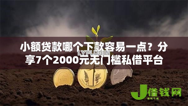 小额贷款哪个下款容易一点？分享7个2000元无门槛私借平台