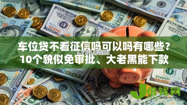 车位贷不看征信吗可以吗有哪些？10个貌似免审批、大老黑能下款的口子合集