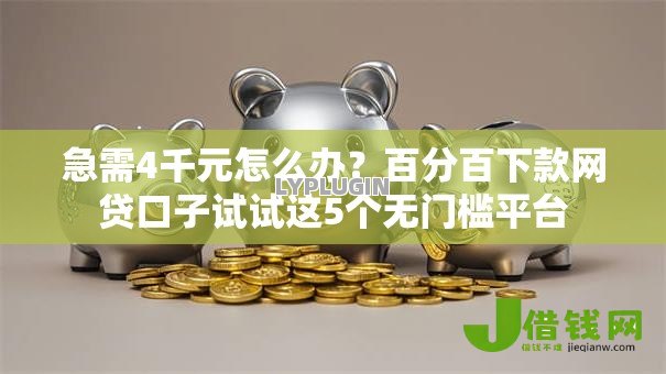 急需4千元怎么办?百分百下款网贷口子试试这5个无门槛平台 急需4千元怎么办?百分百下款网贷口子试试这5个无门槛平台