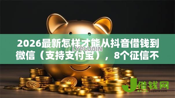 2026最新怎样才能从抖音借钱到微信（支持支付宝），8个征信不好负债高的口子无私分享