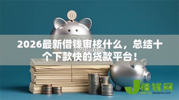 2026最新借钱审核什么，总结十个下款快的贷款平台！
