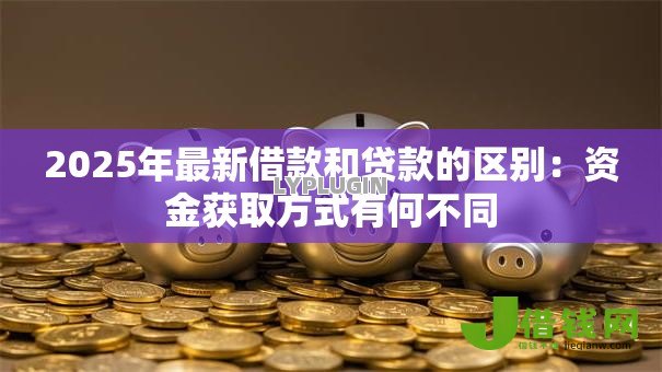 2025年最新借款和贷款的区别：资金获取方式有何不同