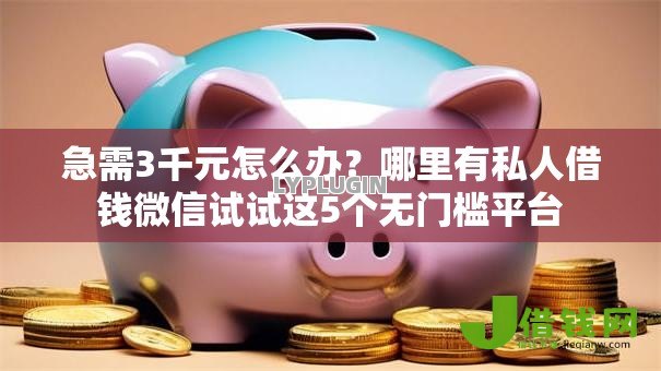 急需3千元怎么办?哪里有私人借钱微信试试这5个无门槛平台 急需3千元怎么办?哪里有私人借钱微信试试这5个无门槛平台