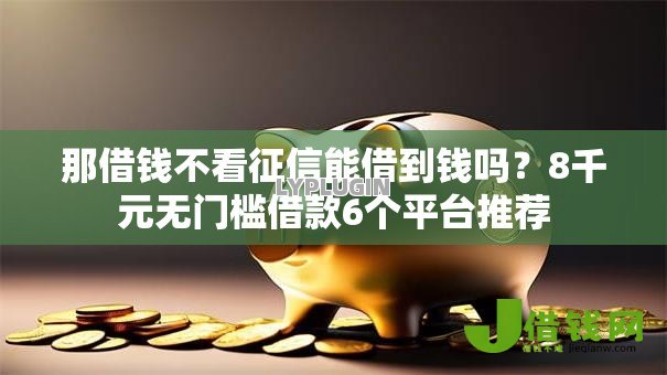 那借钱不看征信能借到钱吗？8千元无门槛借款6个平台推荐