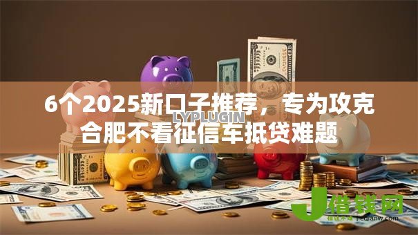 6个2025新口子推荐，专为攻克合肥不看征信车抵贷难题