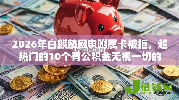 2026年白麒麟网申附属卡被拒，超热门的10个有公积金无视一切的口子推荐