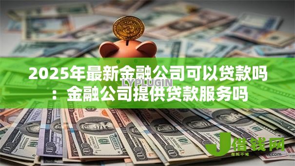 2025年最新金融公司可以贷款吗：金融公司提供贷款服务吗