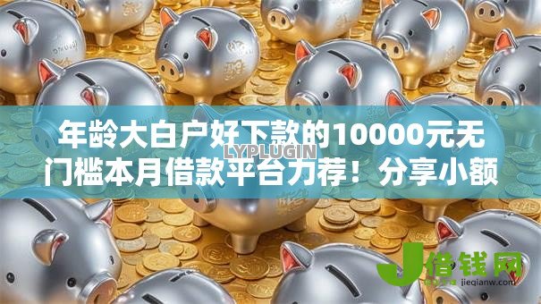 年龄大白户好下款的10000元无门槛本月借款平台力荐！分享小额网贷口子10000元无门槛借款
