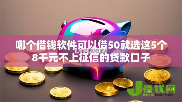 哪个借钱软件可以借50就选这5个8千元不上征信的贷款口子