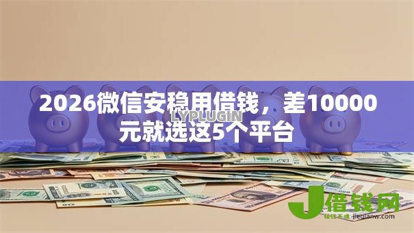 2026微信安稳用借钱，差10000元就选这5个平台