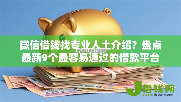 微信借钱找专业人土介绍？盘点最新9个最容易通过的借款平台
