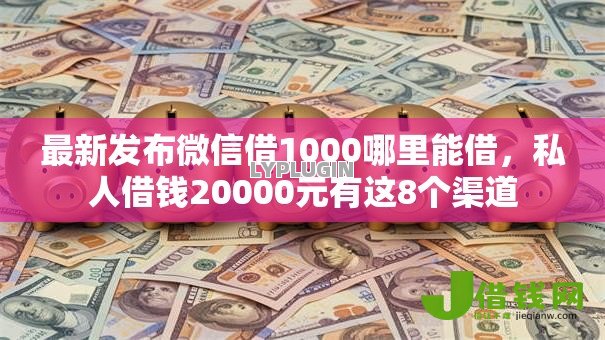 最新发布微信借1000哪里能借，私人借钱20000元有这8个渠道
