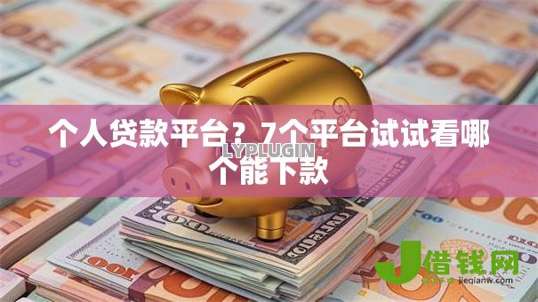 个人贷款平台?7个平台试试看哪个能下款 个人贷款平台?7个平台试试看哪个能下款