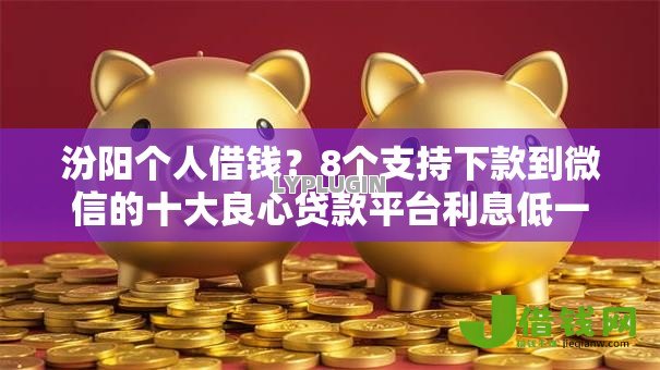 汾阳个人借钱？8个支持下款到微信的十大良心贷款平台利息低一点