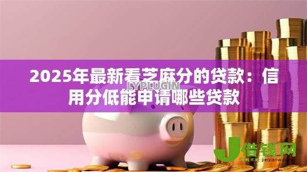 2025年最新看芝麻分的贷款：信用分低能申请哪些贷款