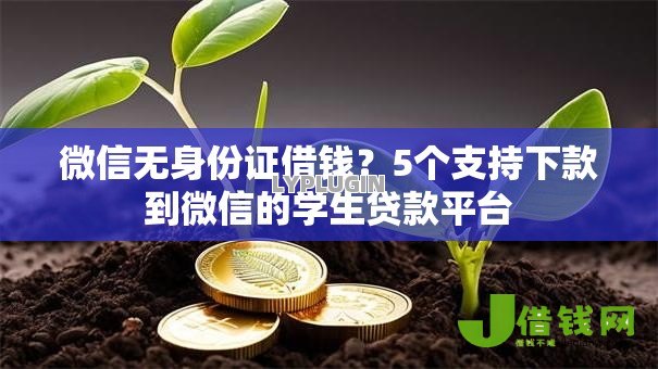 微信无身份证借钱?5个支持下款到微信的学生贷款平台 微信无身份证借钱?5个支持下款到微信的学生贷款平台