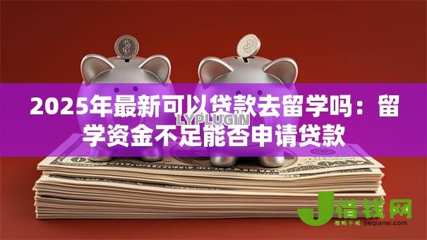 2025年最新可以贷款去留学吗：留学资金不足能否申请贷款