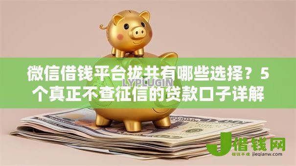 微信借钱平台拢共有哪些选择?5个真正不查征信的贷款口子详解 微信借钱平台拢共有哪些选择?5个真正不查征信的贷款口子详解