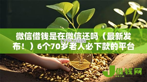 微信借钱是在微信还吗（最新发布！）6个70岁老人必下款的平台