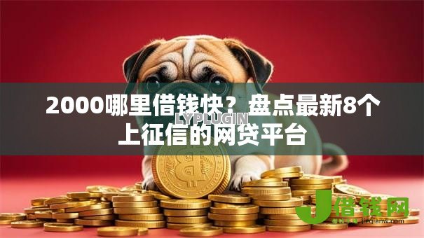 2000哪里借钱快？盘点最新8个上征信的网贷平台