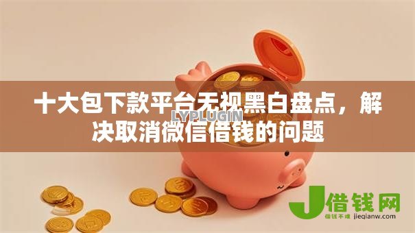 十大包下款平台无视黑白盘点，解决取消微信借钱的问题