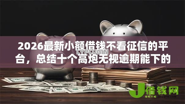 2026最新小额借钱不看征信的平台，总结十个高炮无视逾期能下的平台！