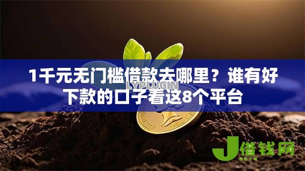 1千元无门槛借款去哪里？谁有好下款的口子看这8个平台