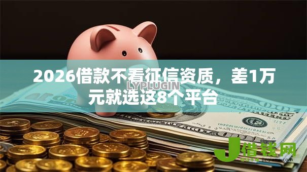 2026借款不看征信资质,差1万元就选这8个平台 2026借款不看征信资质,差1万元就选这8个平台