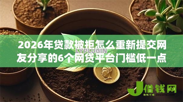 2026年贷款被拒怎么重新提交网友分享的6个网贷平台门槛低一点的app我觉得不错！