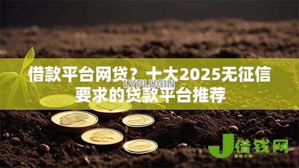 借款平台网贷？十大2025无征信要求的贷款平台推荐