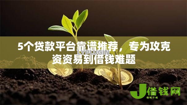 5个贷款平台靠谱推荐，专为攻克资资易到借钱难题